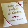 Prezent na 90 urodziny dla Babci - poduszka z haftem