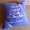 Prezent na 80 urodziny dla Babci - poduszka z dedykacją